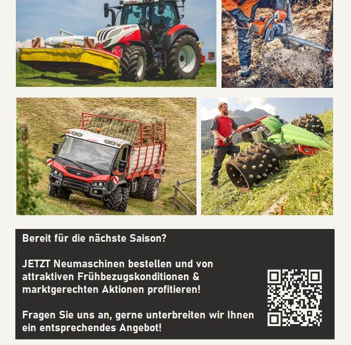 Frühbezug: Jetzt bestellen und profitieren!